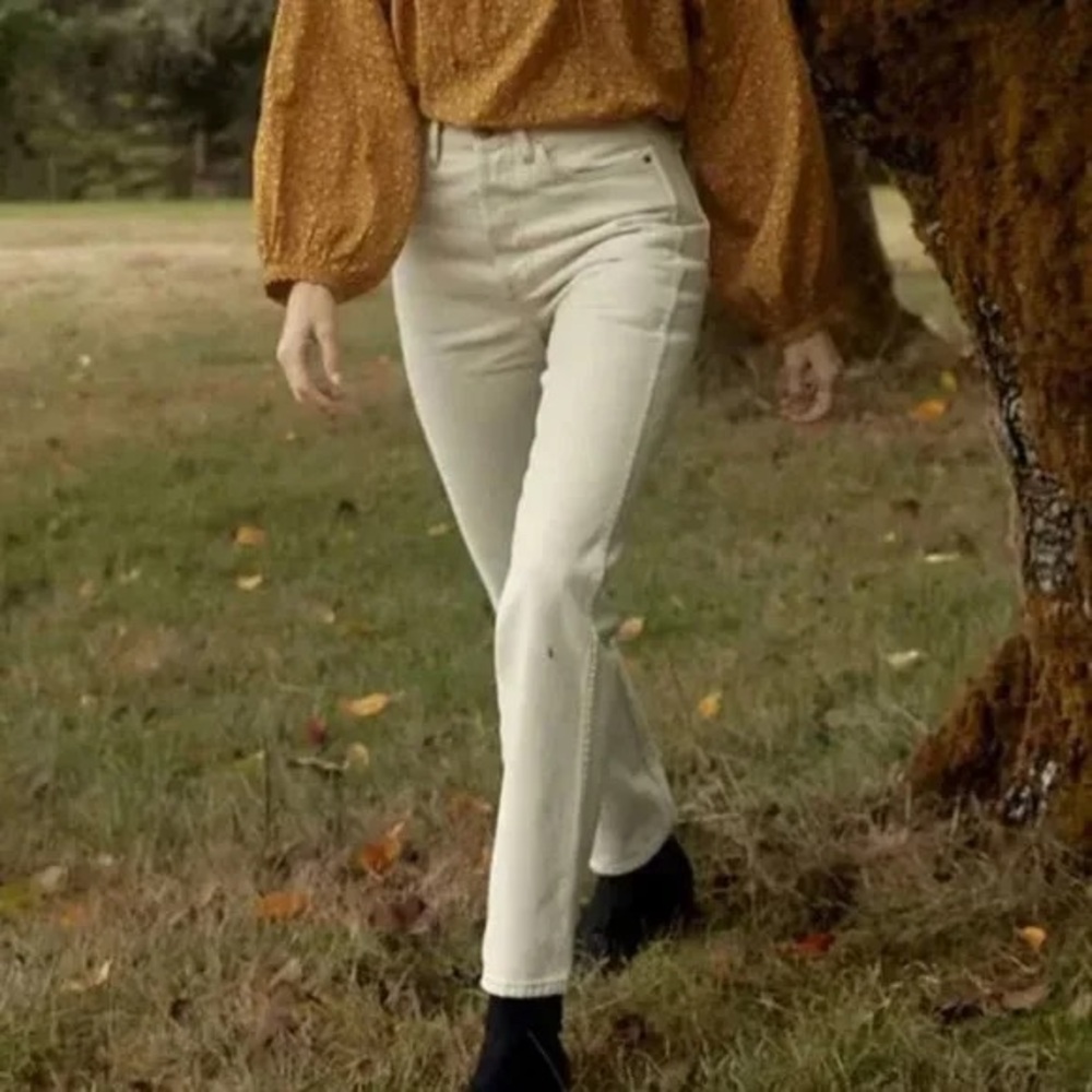 BNWT Doen Diana Jeans Cream Wash